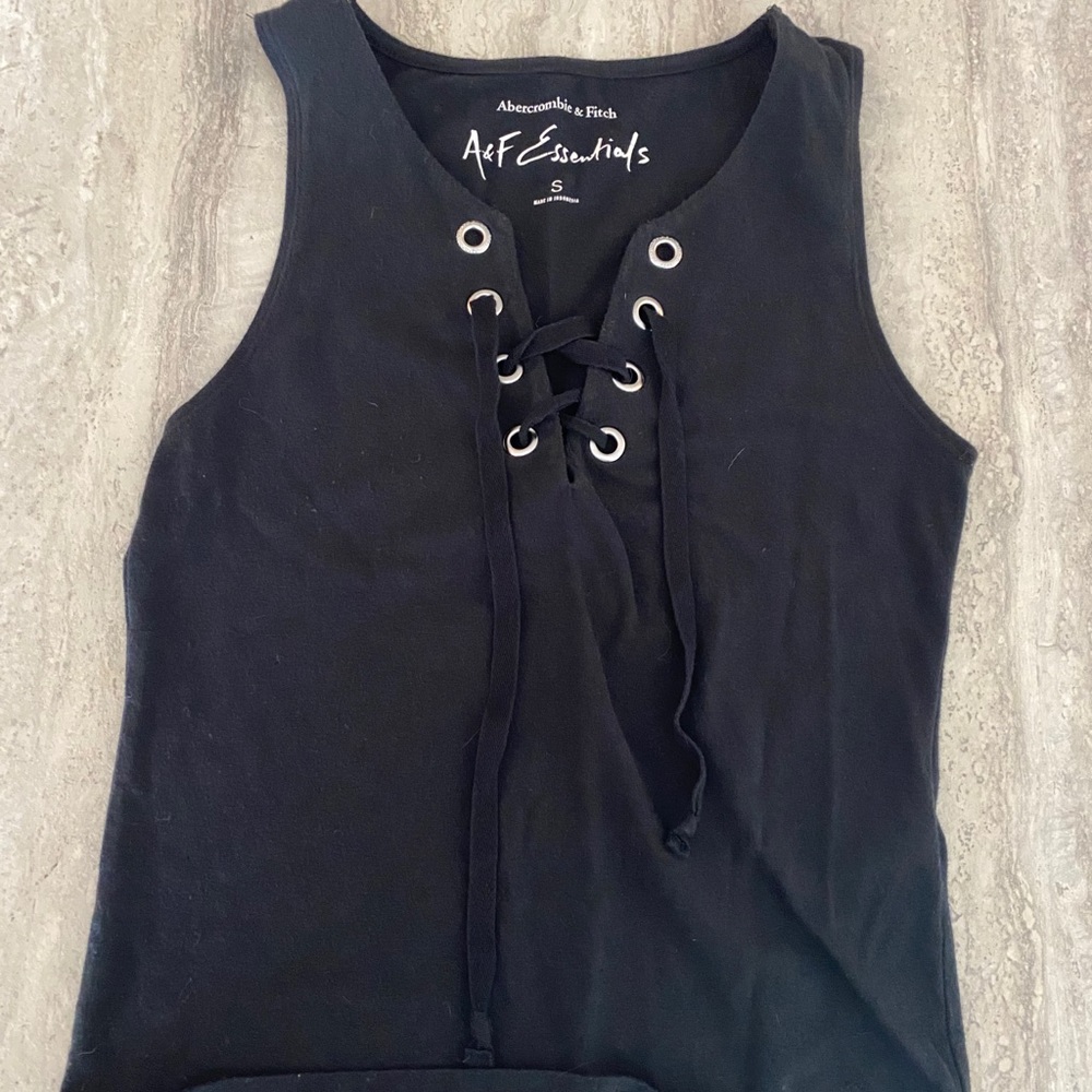 Abercrombie and Fitch black essentials tank